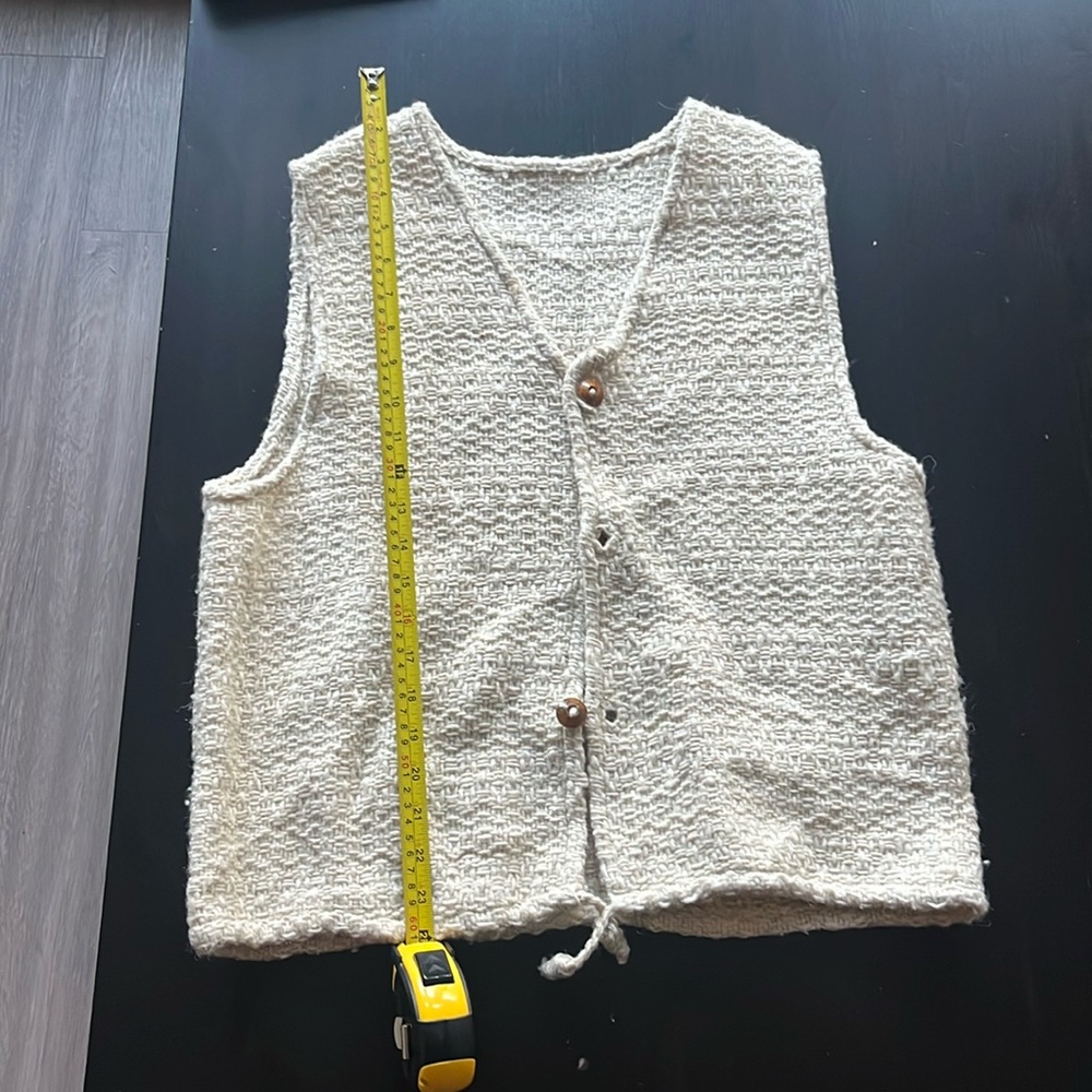 Crochet vest large